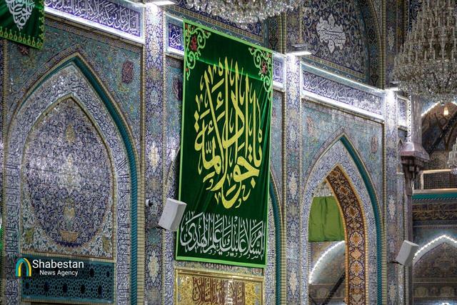 تزئین آستان مقدس امام حسین(ع) به مناسبت میلاد امام جواد(ع)