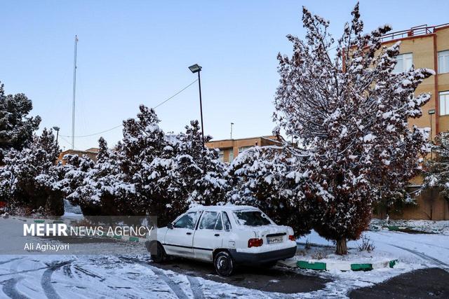 چهره زمستانی ارومیه پس از بارش برف