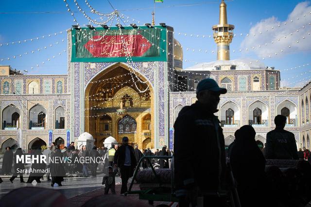 حرم مطهر حضرت رضا(ع) در آستانه ولادت امام جواد(ع)