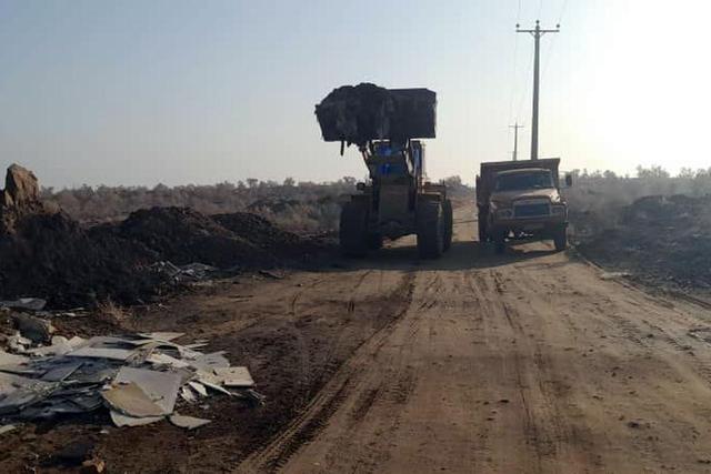 پاک‌سازی حریم پایگاه میراث ملی ویگل از زباله‌های صنعتی