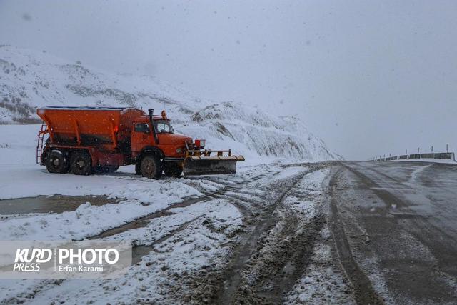 رئیس پلیس راه: شرایط تردد در اکثر محورهای کردستان نامناسب است