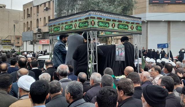 مراسم تشییع آیت الله سیدعلی شفیعی در اهواز برگزار شد