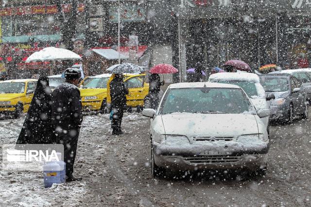 ارتفاع برف در شول‌آباد الیگودرز به ۱۹ سانتیمتر رسید