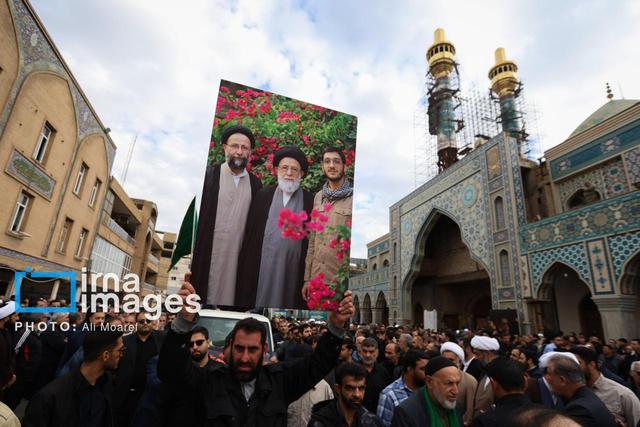 آیین تشییع آیت الله سیدعلی شفیعی در اهواز