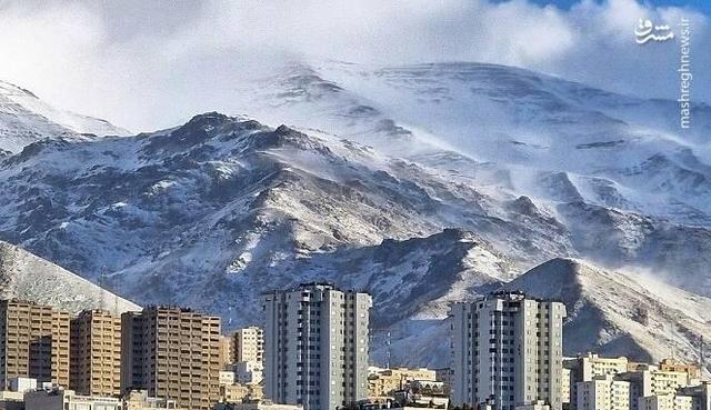 عکس کارت پستالی از هوای امروز پایتخت