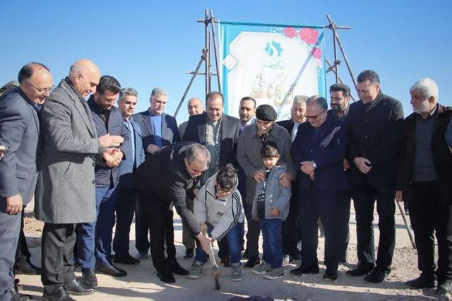 کلنگ‌زنی اقامت‌سرای بیماران سرطانی راه آسمان در سمنان