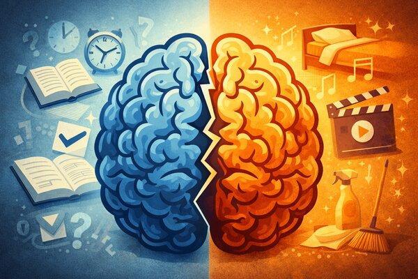 چرا موقع درس‌خواندن، همه کارها جذاب می‌شود؟