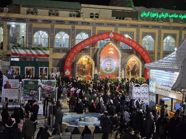 حال و هوای گلزار شهدای کرمان در آستانه ششمین سالگرد شهادت سرداران مقاومت + فیلم