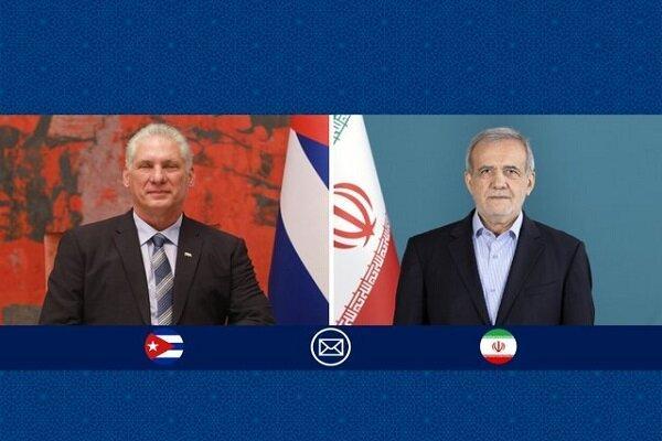 پیام تبریک پزشکیان بهمناسب سالروز پیروزی انقلاب کوبا