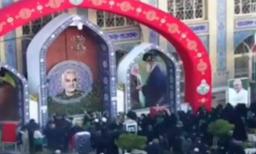 فیلم/ گلزار شهدای کرمان در آستانه سالروز شهادت حاج قاسم