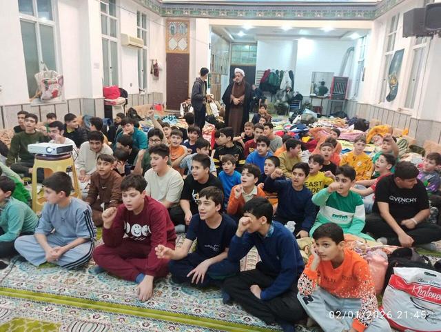 افتتاحیه مراسم اعتکاف دانش آموزی در مسجد امام حسن (ع) فومن