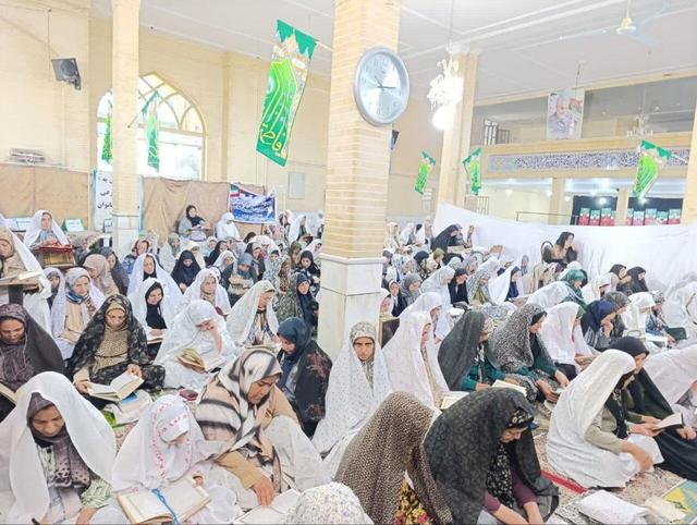 فضایی آکنده از معنویت در اعتکاف مسجد جامع داراب