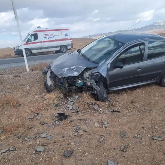 حادثه رانندگی در جاده آشتیان - راهجرد ۶ مصدوم برجای گذاشت