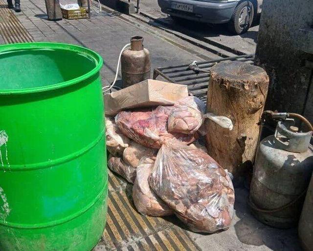 کشف و معدوم‌سازی بیش از ۴۰۰ کیلوگرم فرآورده خام دامی فاسد در اردستان