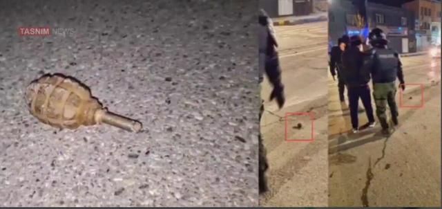 پرتاب نارنجک جنگی در خیابان های ایلام! | ویدئو