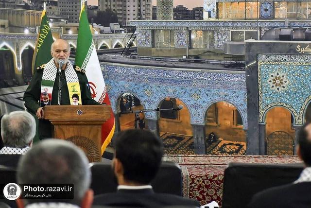 در حرم مطهر رضوی صورت گرفت برگزاری مراسم گرامیداشت سالگرد سردار دل‌ها با تأکید بر پیروی از مکتب مقاومت و ولایت