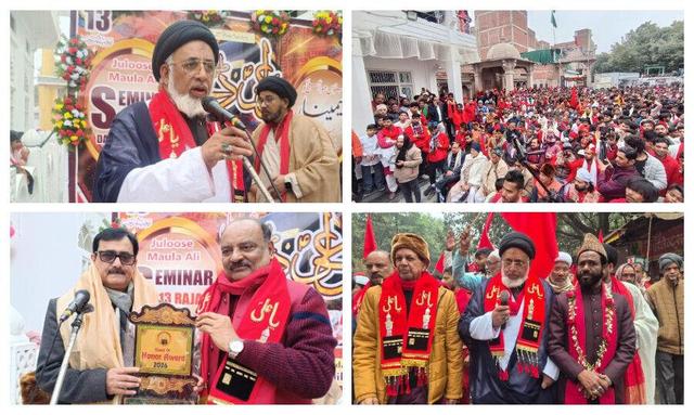 مراسم ولادت امام علی(ع) با مشارکت محبان اهل‌بیت(ع) در شهر بنارس هند