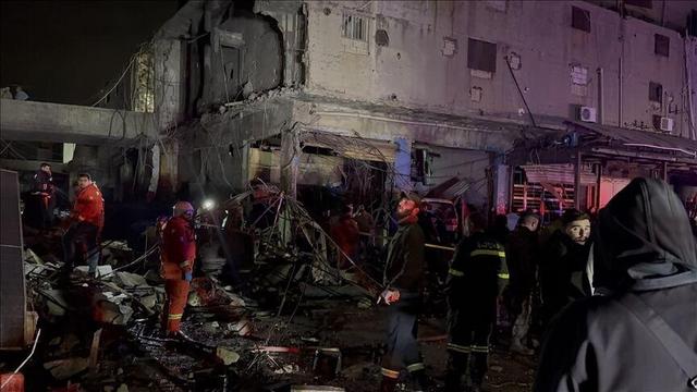 بمباران شهر صیدا در جنوب لبنان توسط اسرائیل