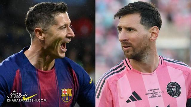 داستان ناگفته از تنش میان لیونل مسی و روبرت لواندوفسکی