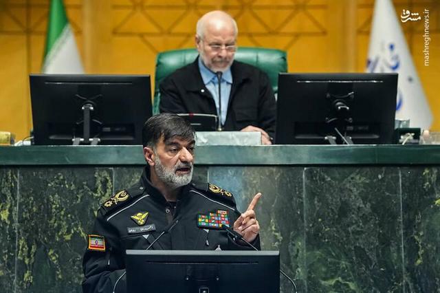 عکس/ حضور سردار رادان در جلسه غیر علنی امروز مجلس