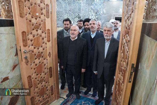 زیارت وزیر فرهنگ از مزار حضرت دانیال نبی(ع)