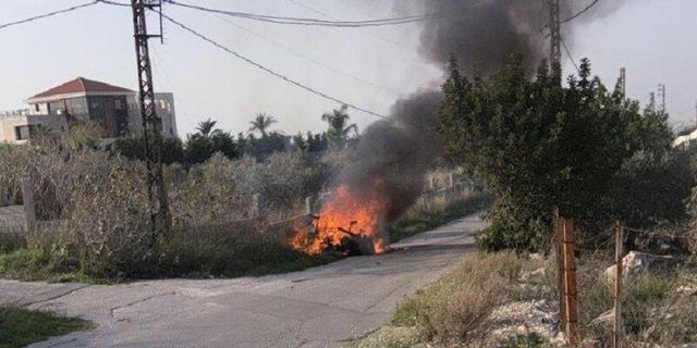 یک شهید و یک زخمی در حمله پهپادی رژیم اسرائیل به یک خودرو در جنوب لبنان