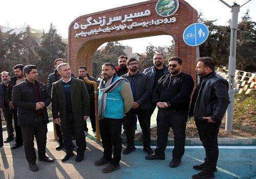 احداث دومین «مسیر سرزندگی» تهران در منطقه ۵