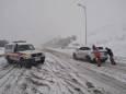 جاده‌های غربی و جنوبی اصفهان برفی و لغزنده است