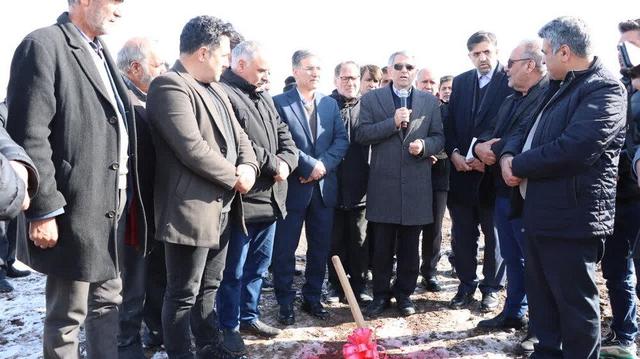 آیین کلنگ‌زنی پروژه آبرسانی به روستای گرجان اردبیل برگزار شد