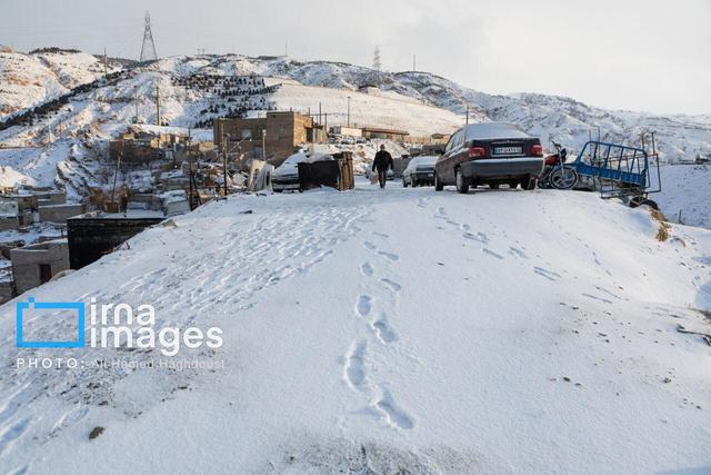 تردد در راه های روستای مراغه فقط با زنجیرچرخ ممکن است/ راه ۳۰ روستا بسته شد