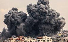 تصاویری از بمباران ارتش رژیم صهیونیستی در جنوب لبنان