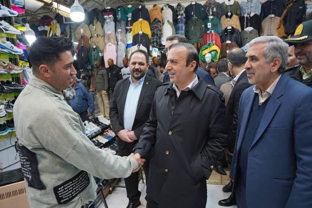 استاندار قزوین از بازار سنتی بازدید کرد