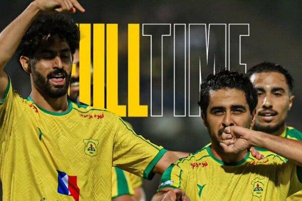 صنعت نفت برنده مهم ترین بازی هفته لیگ دسته اول فوتبال