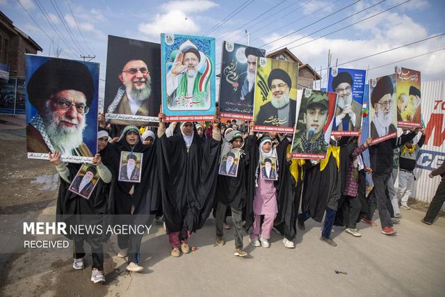 راهپیمایی کشمیری‌ھا در حمایت از رهبر معظم انقلاب