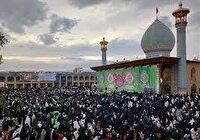 اجتماع بانوان فارس در حرم امین ولایت