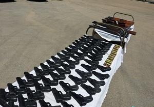 انهدام باند قاچاق سلاح و مهمات در عملیات ضربتی پلیس در سروآباد