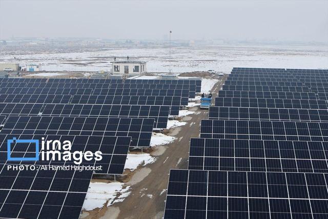 نخستین نیروگاه خورشیدی شرکت گاز آذربایجان شرقی در مراغه بهره برداری شد