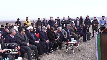 افتتاح ۳۰۸۰ هکتار شبکه آبیاری تحت فشار در بیله‌سوار