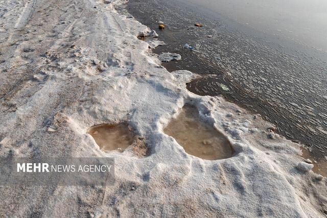 وسعت دریاچه ارومیه ۳۸۹ کیلومتر مربع افزایش یافت