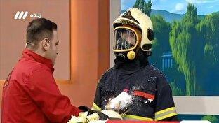 خطر استفاده از برف شادی در جشن تولد را جدی بگیرید + فیلم