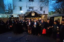 سفارت فلسطین گل‌باران شد