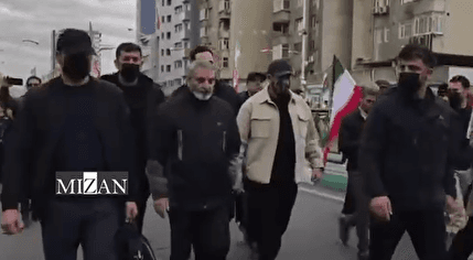 حضور سرلشكر موسوی، رئیس ستاد کل نیروهای مسلح در مراسم راهپیمایی ۲۲بهمن