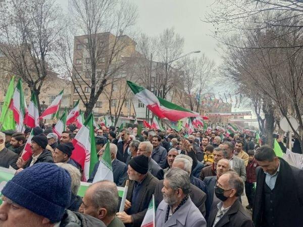 حماسه ای دیگر از شهرکردها در راهپیمایی ۲۲ بهمن