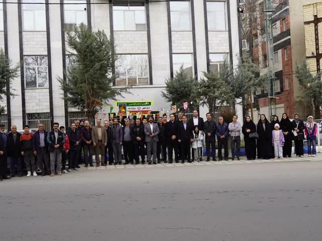 شرکت جامعه ورزش و جوانان خرم‌آباد در راهپیمایی ۲۲ بهمن