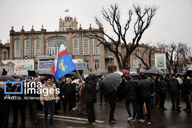 راهپیمایی ۲۲ بهمن در آذربایجان‌شرقی؛ پیام وحدت و ایستادگی