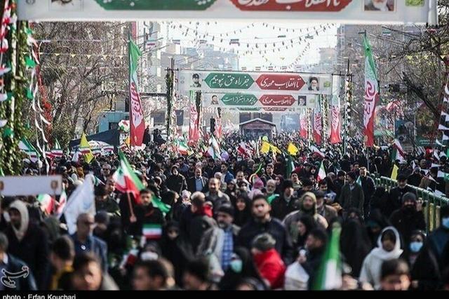 بازتاب راهپیمایی ۲۲ بهمن در رسانه‌های عربی؛ پیام وحدت، مقاومت و اقتدار ملی + فیلم و عکس