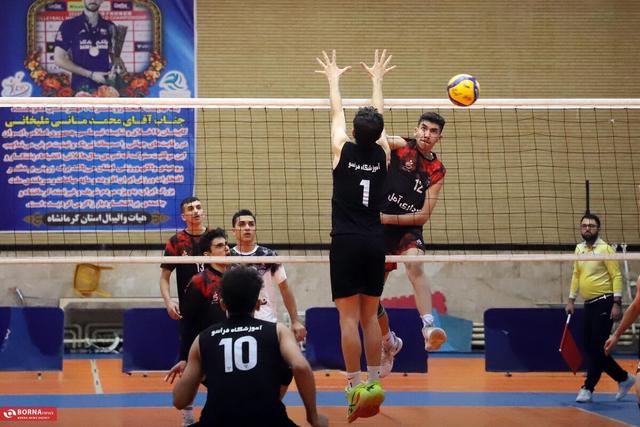 گزارش تصویری/ حاشیه نگاری مسابقات والیبال نوجوانان در کرمانشاه