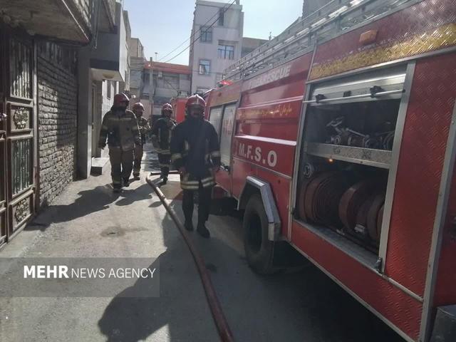 نجات چهار نفر از حریق در منزلی مسکونی در ورامین