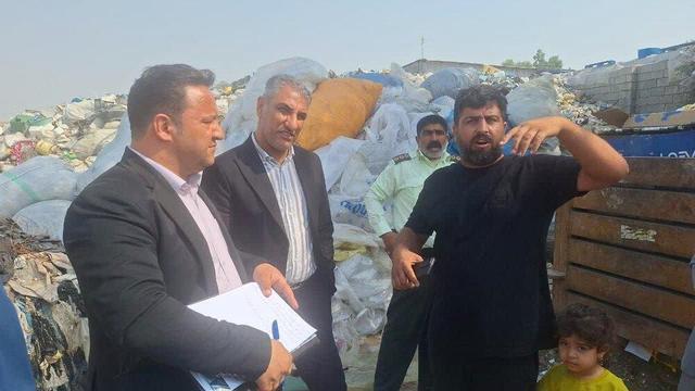 پلمب ۴ انبار ضایعاتی غیرمجاز در آبشورک بندرعباس