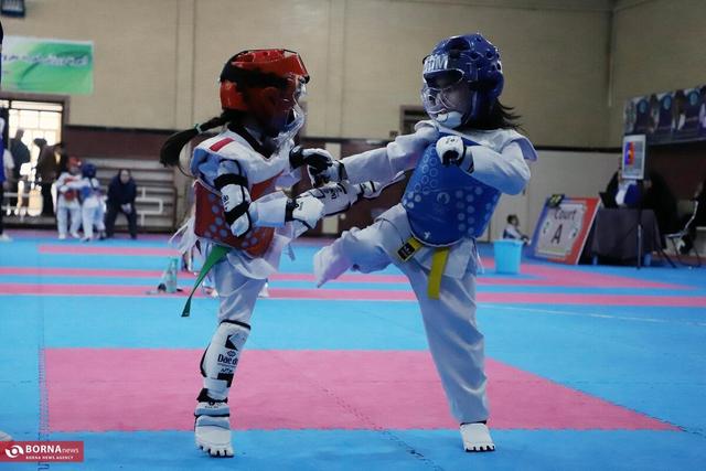 گزارش تصویری / برگزاری جشنواره کودکانه تکواندو در کرمانشاه